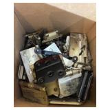 Box of various hinges