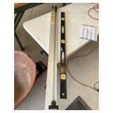 Bench clamp and 4 foot level