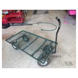 Green yard cart