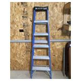 Blue Louisville 6 foot step ladder