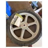 14 inch precision fit plastic lawnmower wheel