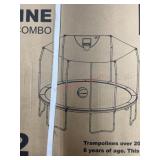 14 foot round trampoline with enclosure