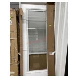 32" door with blinds built in
