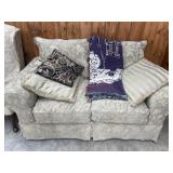 Used floral love seat