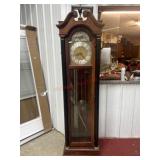Colonial grandfather clock.  Missing the weights