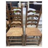 3 reatan bottom chairs