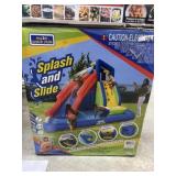 Splash and slide water slide. Untested