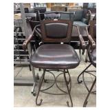 Metal swivel Barstool