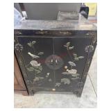 Oriental decorator cabinet