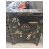 Oriental decorator cabinet