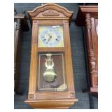 Oak wall clock