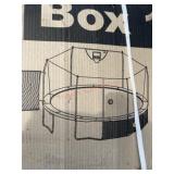 16 foot round trampoline with enclosure