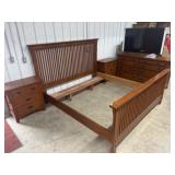 5pc mission style king bedroom set