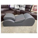 Gray Symmetric bench