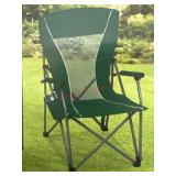New hard arm chair green