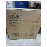 New airlift sit-stand mobile desk cart