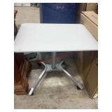 New airlift sit-stand mobile desk cart
