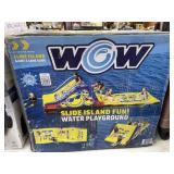 Wow slide island water playground
