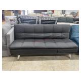 Damaged Serta black potomac convertible sofa