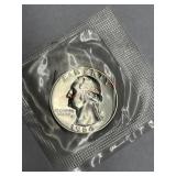1964 quarter from proof set