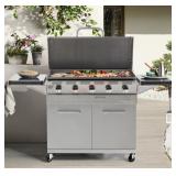 Members mark 5 burner gas griddle