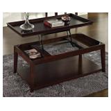 Steve silver co lift coffee table. Stock photo