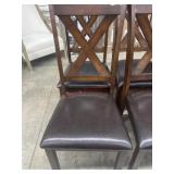 2 new mission style dinning room chairs