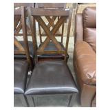 2 new mission style dinning room chairs