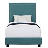 New full size teal heirloom bed