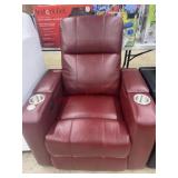 New Addyson Power theater recliner with table