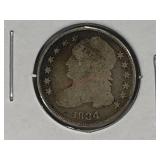 1834 silver bust dime