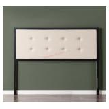 Zinus Barbara Button Tufted Taupe Upholstered