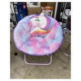 Unicorn saucer chair
