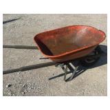 Wheelbarrow.