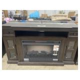 New Quantim Flame media cabinet with fire place