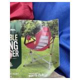 Members mark portable swing lounger