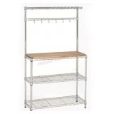 Seville classics kitchen bakers rack workstation