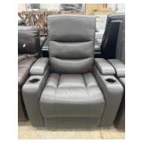 New Abbyson Living Gray power theater recliner