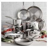 14 piece stainless cookware set
