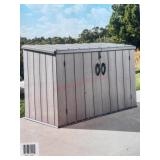 Lifetime outdoor horizontal storage shed
