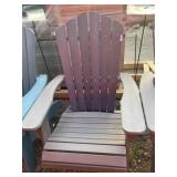 Mismatched Adirondack chair