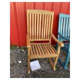 New Outdoor teak look rocker