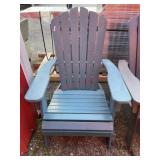 New teal Adirondack chair