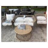 New topaz bay 4pc patio seating set