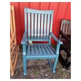 New teal Outdoor rocker