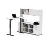 Best at credence desk with hutch add on lateral