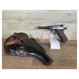 ID# 3988 GERMAN Model P08 LUGER GESICHERT 9MM Cal