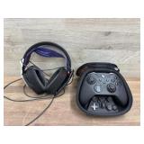 Gaming headset and Xbox controller