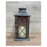 Solar/battery candle lantern