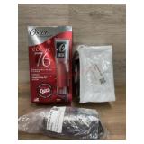 Oster clipper. And is shaver. And norelco clipper